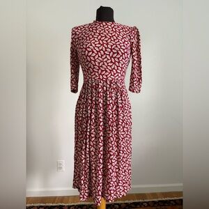VTG 80s 90s JANE SCHAFFHAUSEN Belle France vintage dress size 4 or small XS